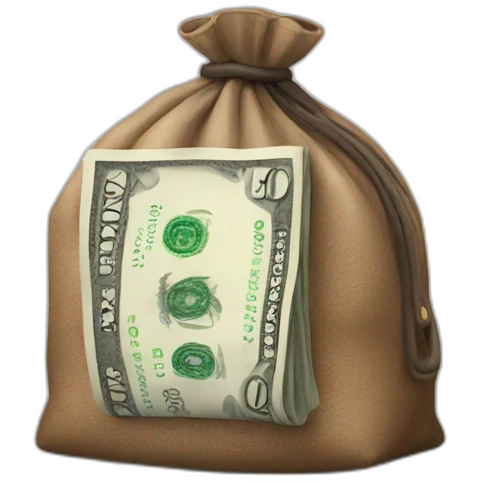 cash bag emoji
