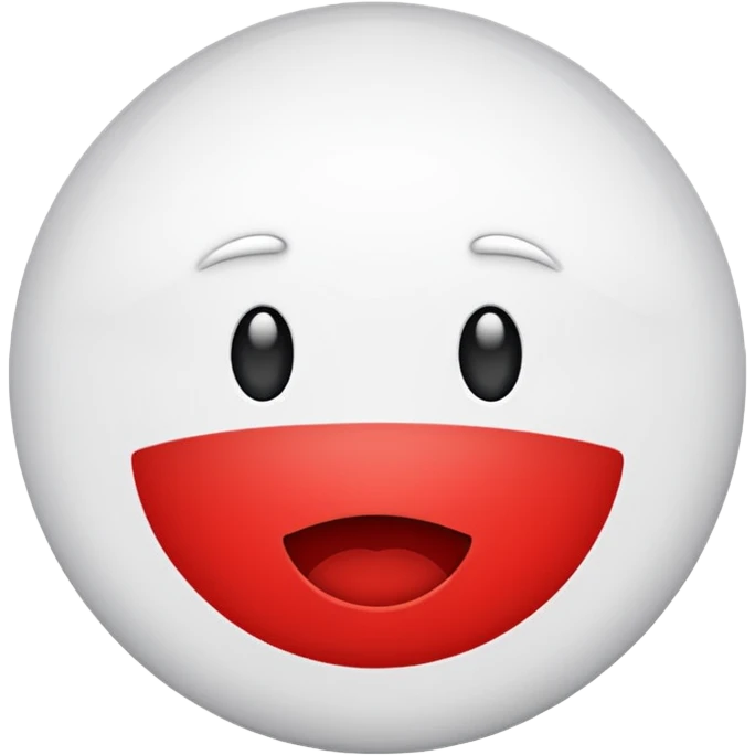 🔰 this emoji convert into left side red colour and right side colour into white and this shape only emoji