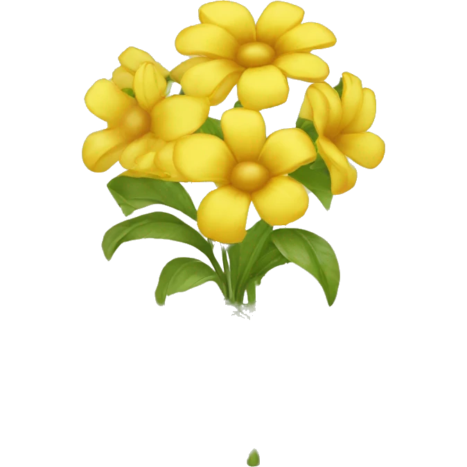 Ramo de Flores amarillas  emoji