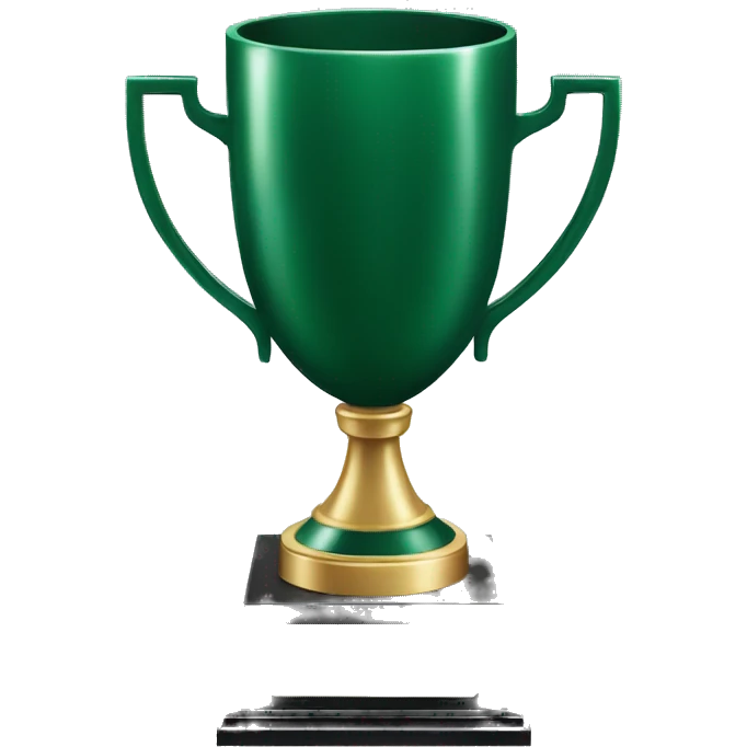 racing green trophy emoji