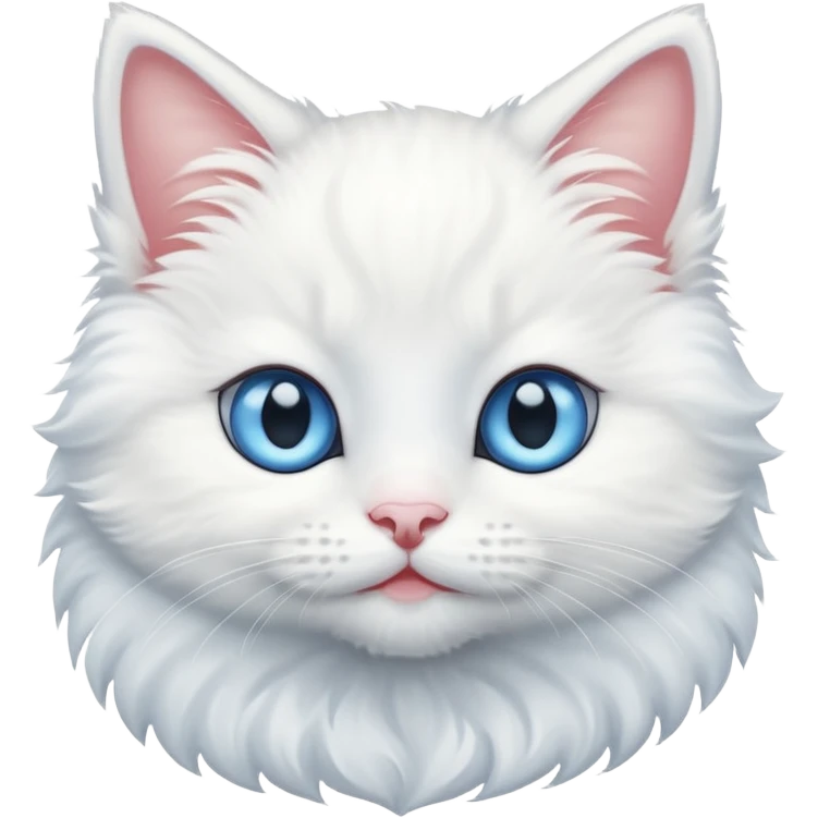 white kitten emoji