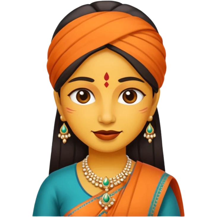 India woman emoji