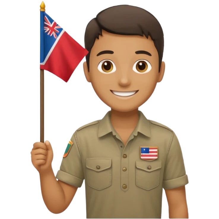 Guide + small flag emoji