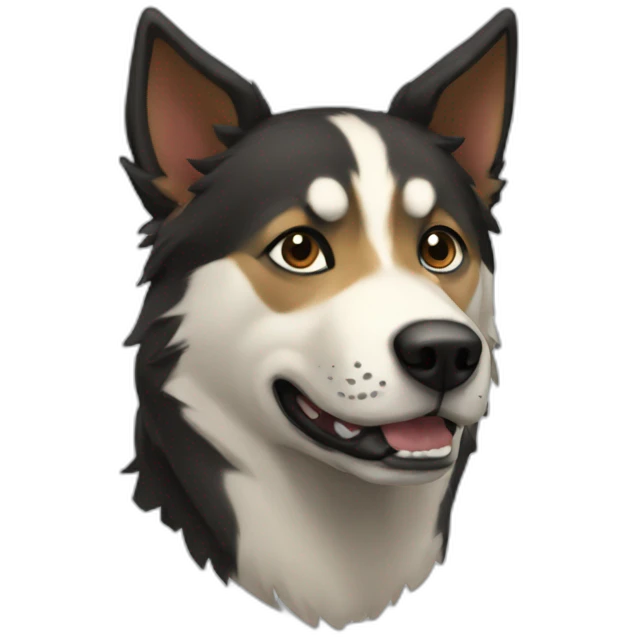 Kiba sur chien emoji