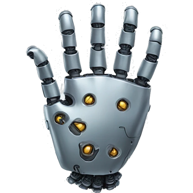 robot hand emoji