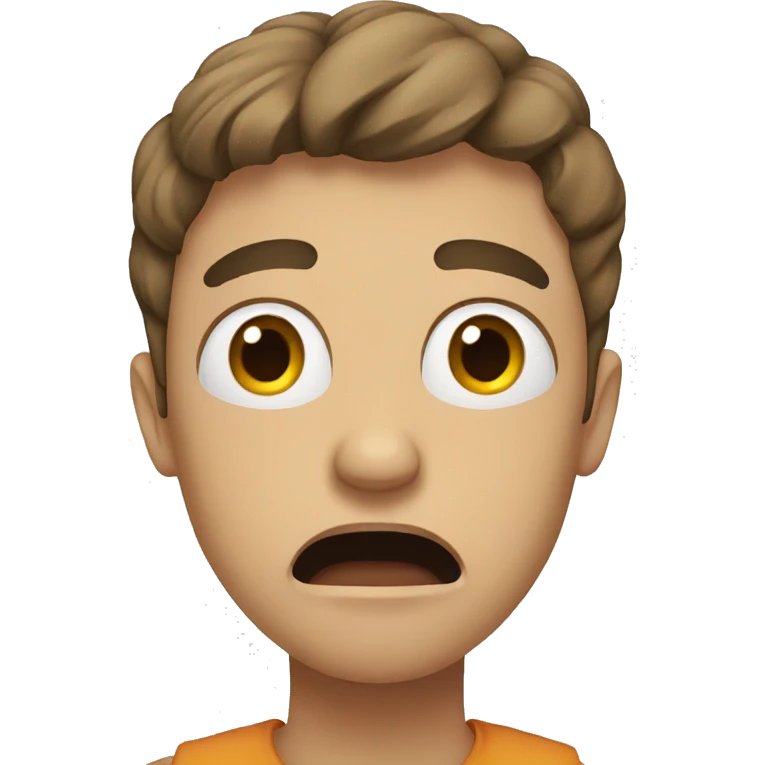 stressed human emoji