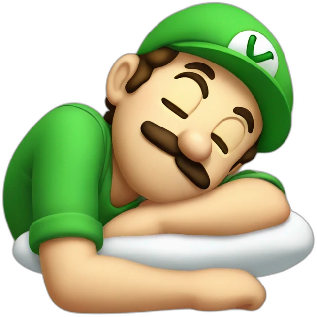 luigi sleep emoji