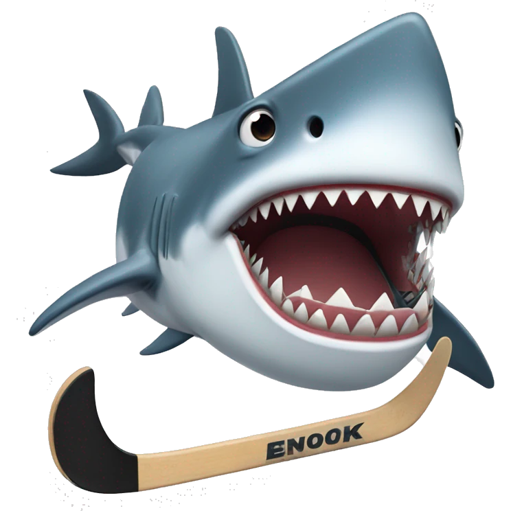 shark hockey emoji