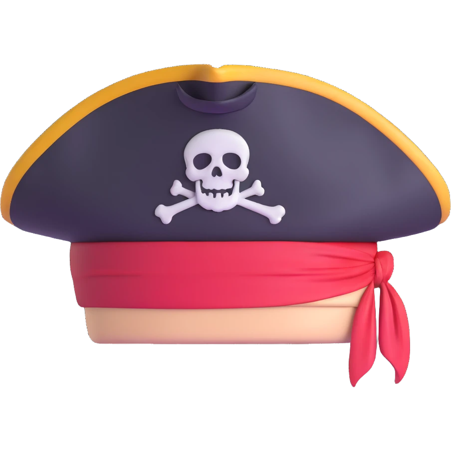 pirate hat emoji