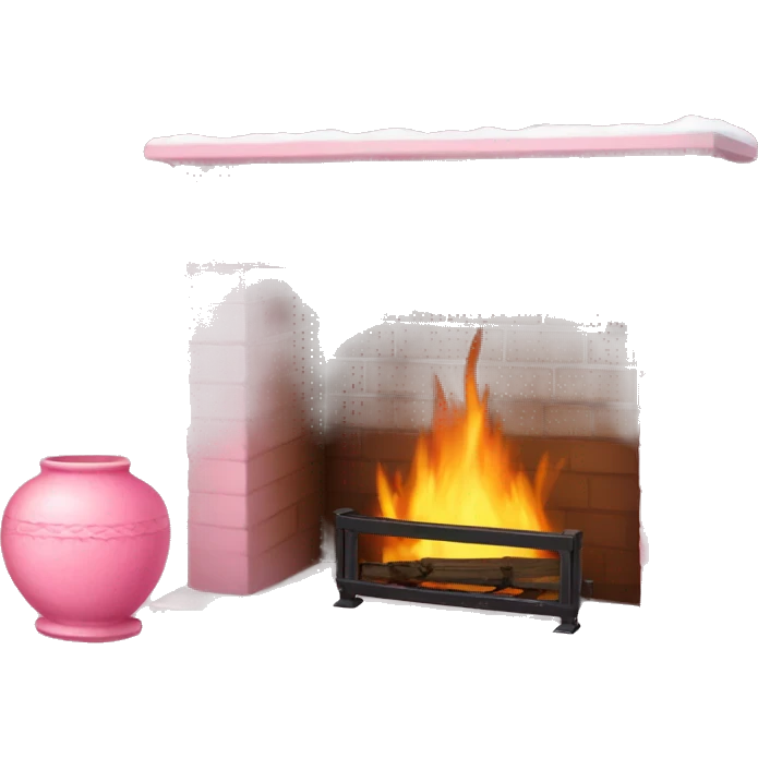 Winter Pink FirePlace emoji