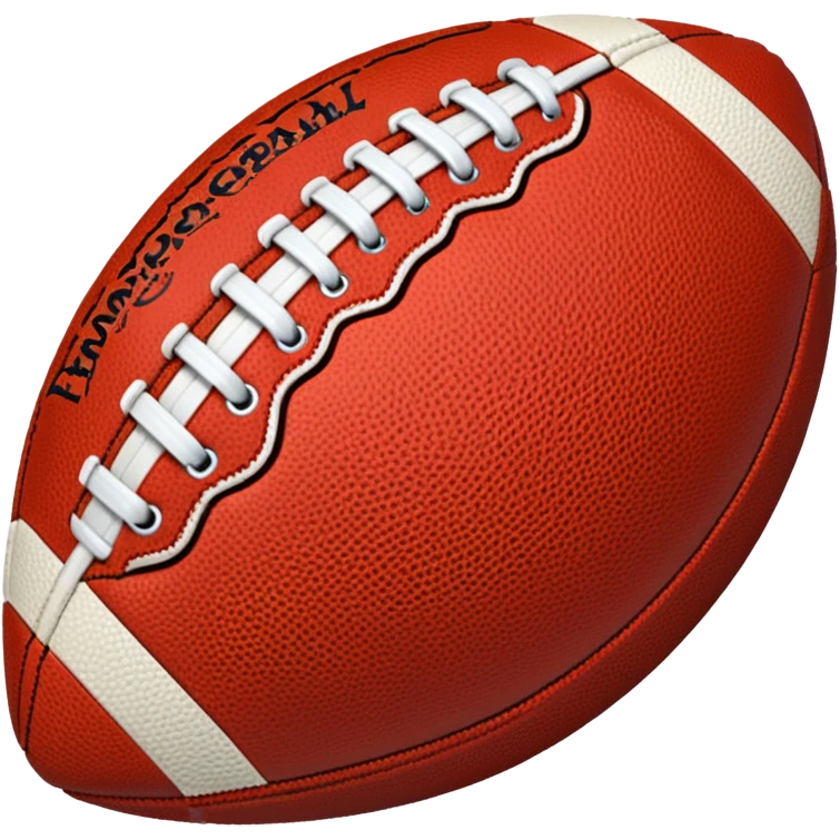 american football ball blue (#00A3E0) and red (#F9423A) emoji