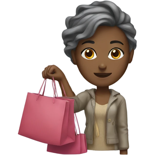 girls with bags emoji