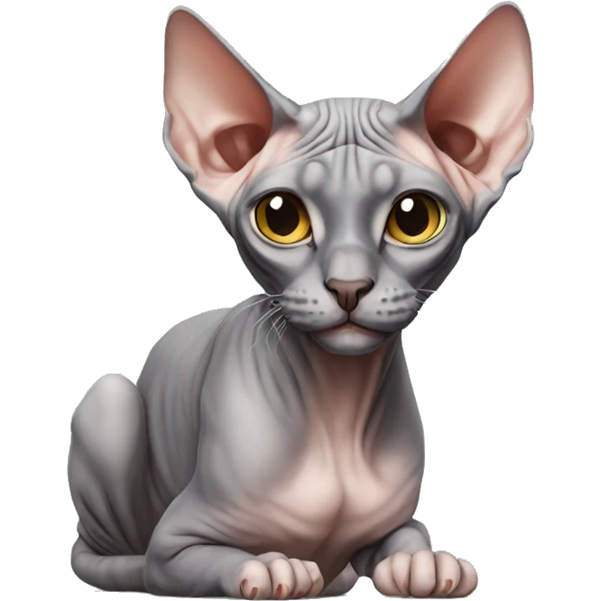 Sphynx cat emoji