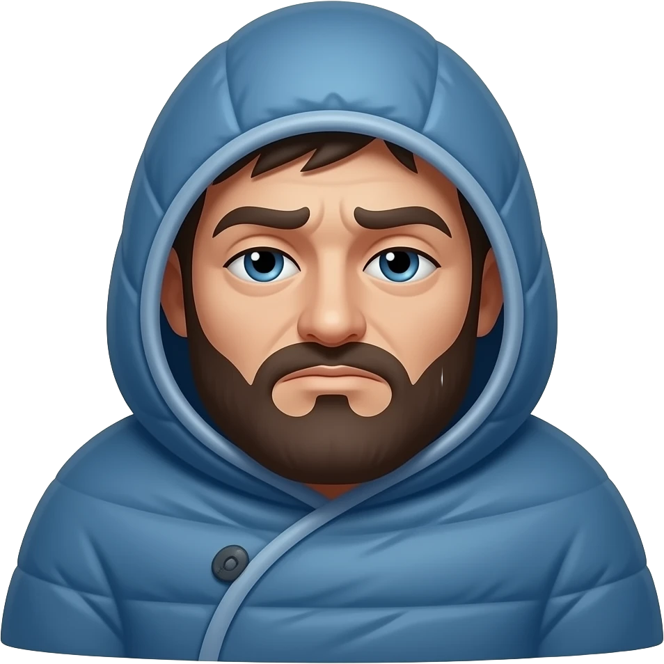 homeless guy sleeping bag emoji