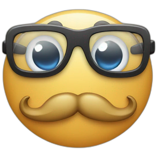 phishing moustache emoji