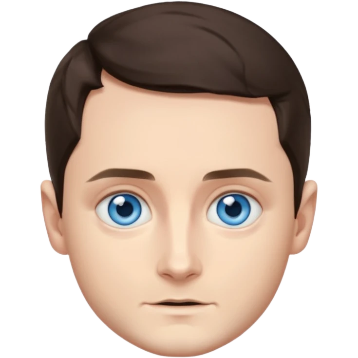 Elijah Wood with blue eyes emoji