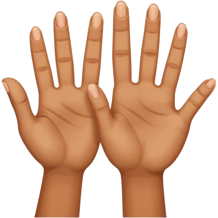 thank you 2 hand  emoji