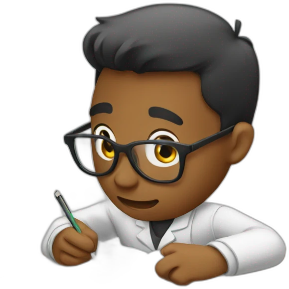 Studing for an exam emoji