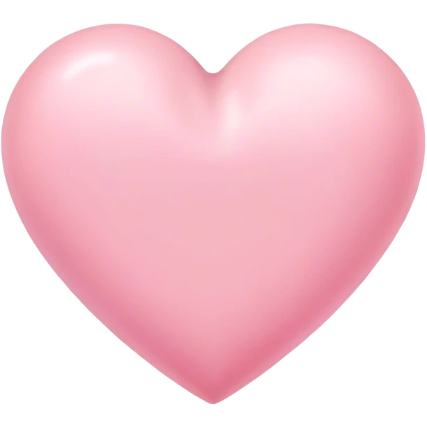Corazón rosa pastel emoji
