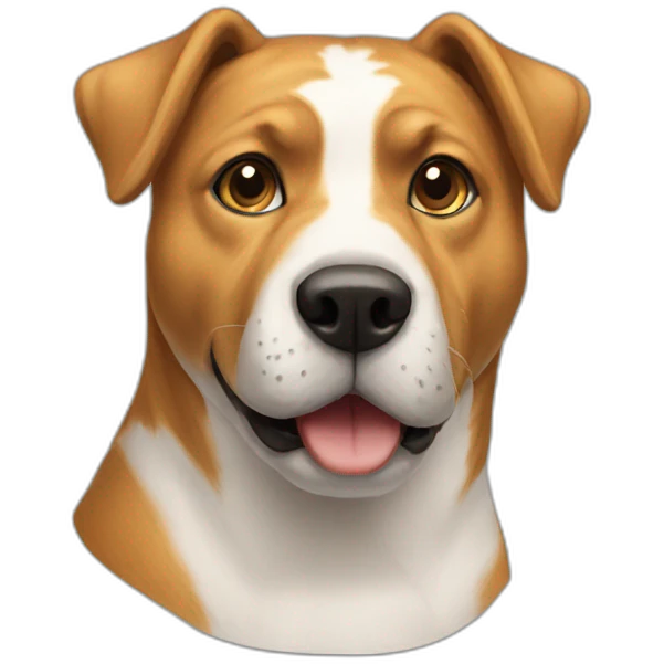 Chat sur chien emoji