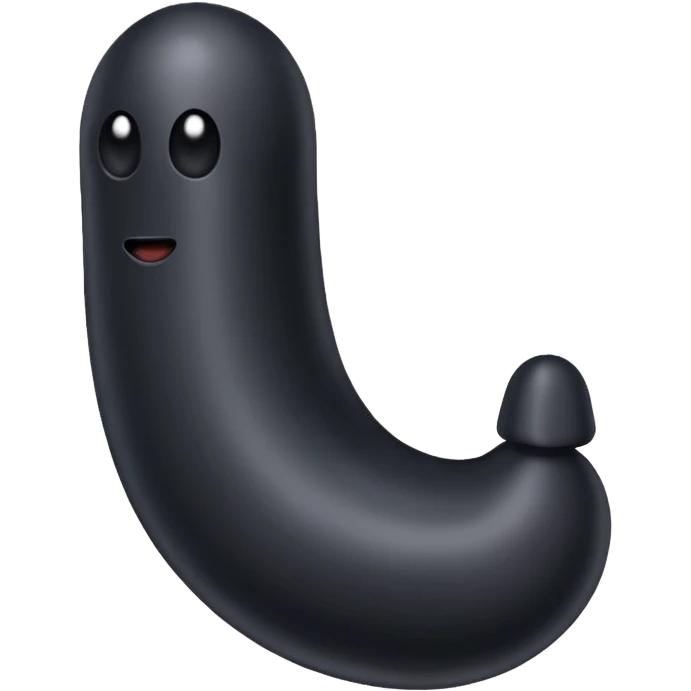 Big black penis emoji