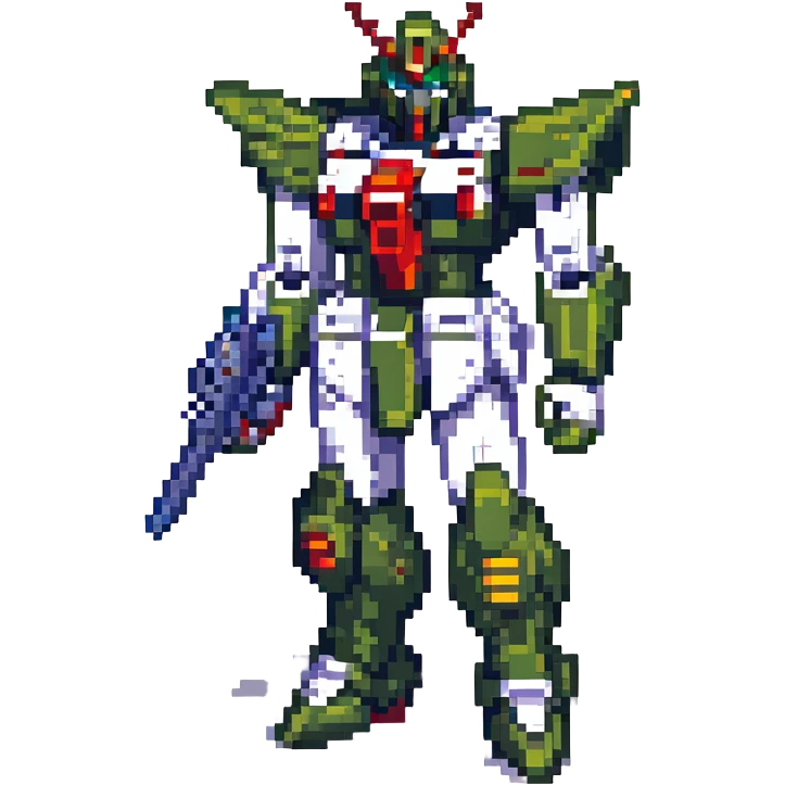 Gundam, no background emoji