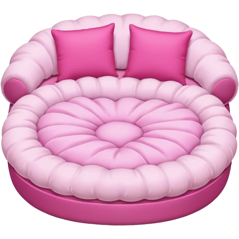 pink bed topview emoji