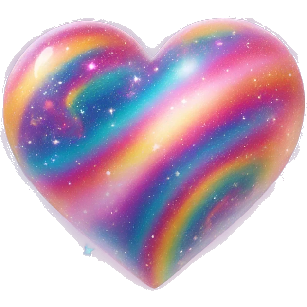 lisa frank galaxy heart emoji