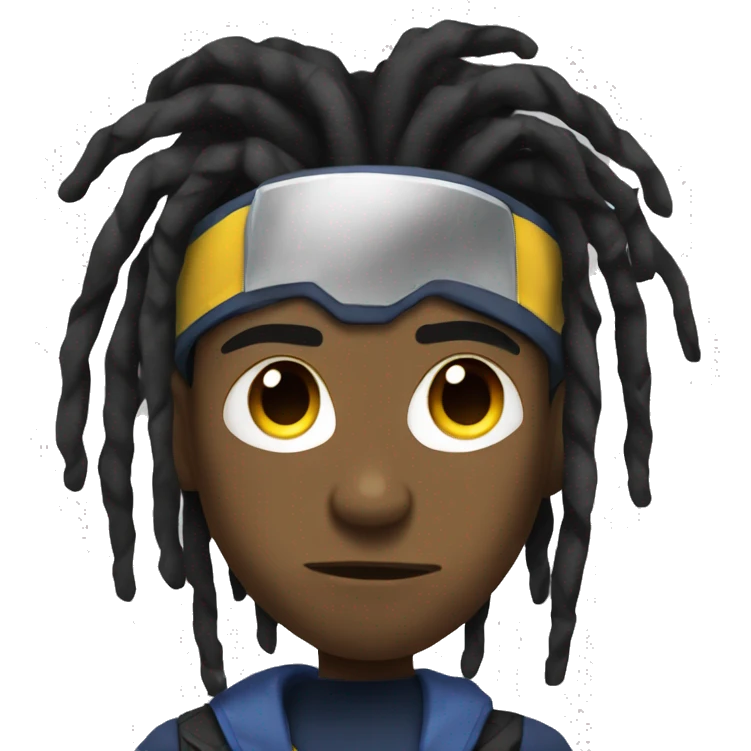 static shock with dreads  emoji