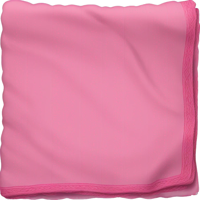 Pink blanket emoji
