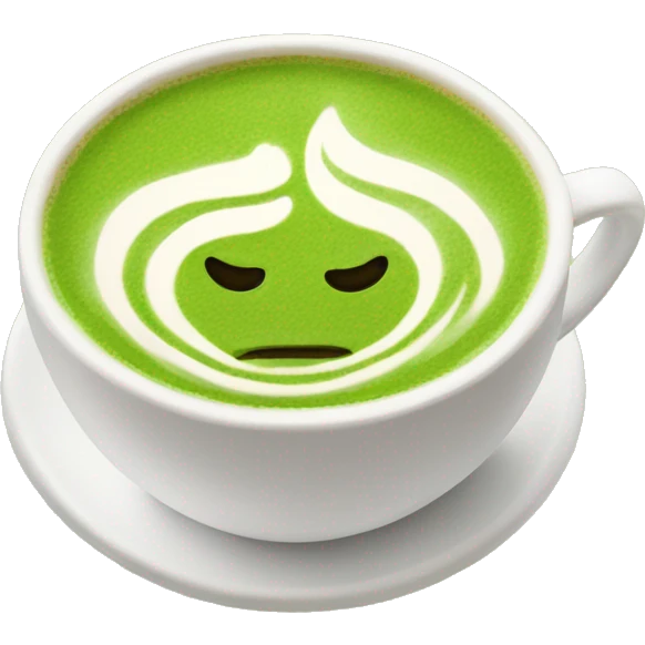 Matcha latte  emoji