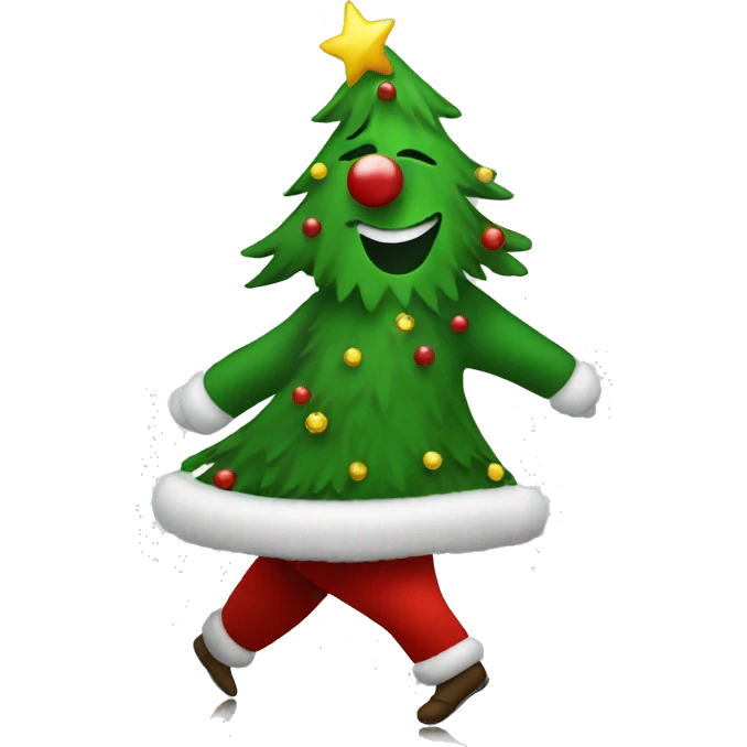 Christmas tree dancing  emoji