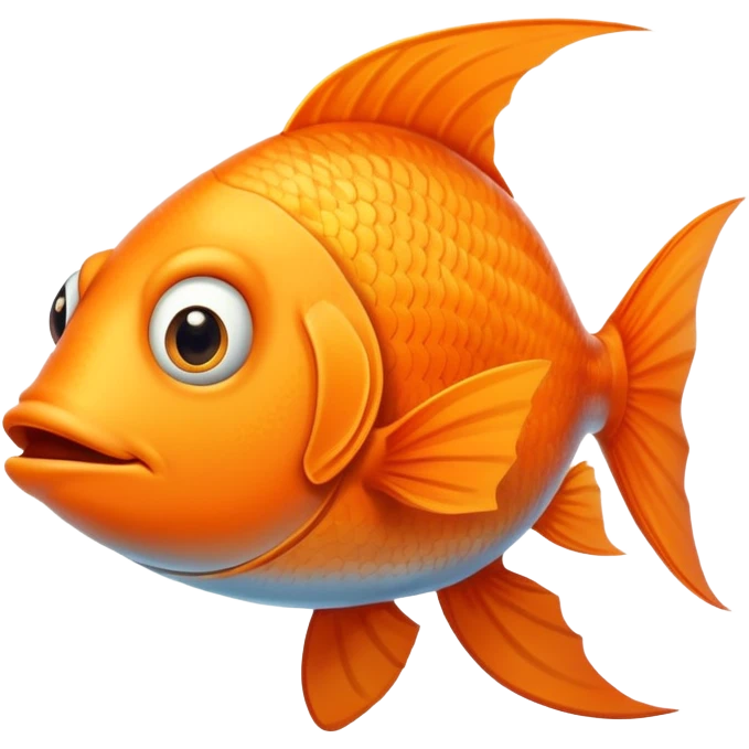 The Derpy looking fish looking to the right emoji