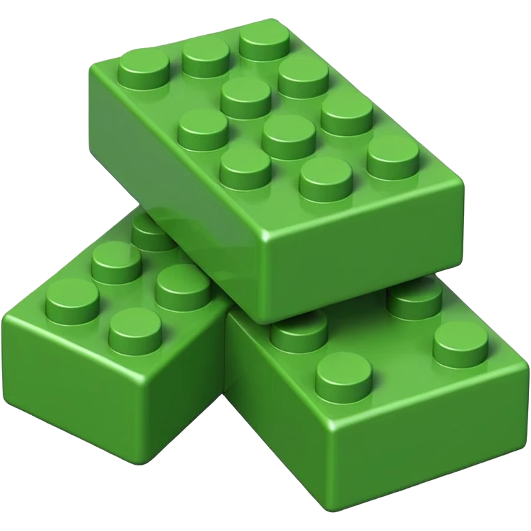 green lego brick emoji