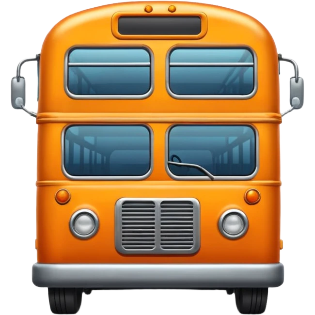 orange bus emoji