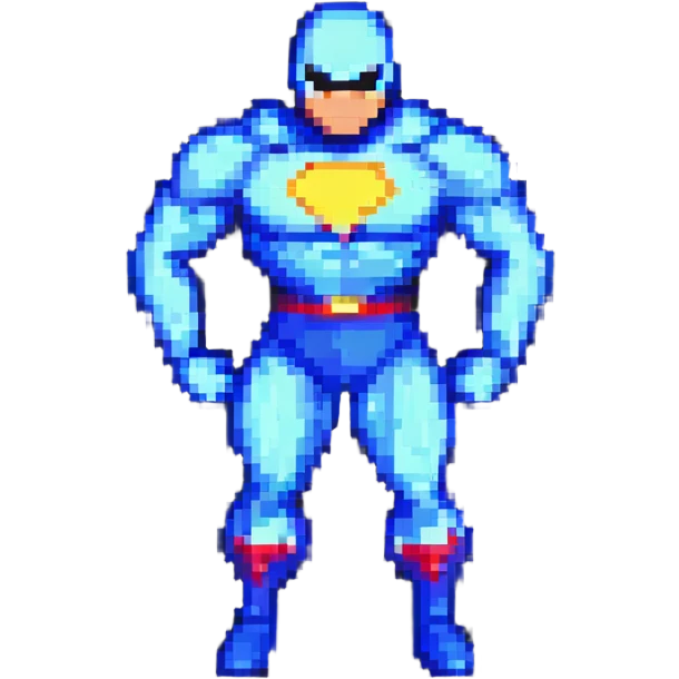 Omni Man classic superhero stance emoji