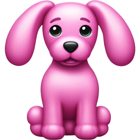 pink balloon dog emoji