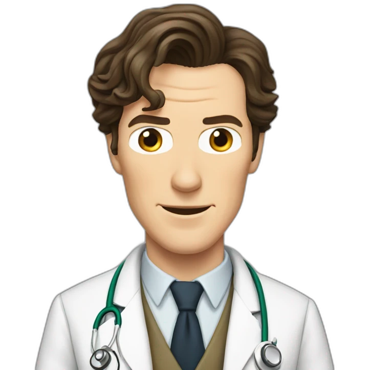 benedict cumberbatch as doctor emoji