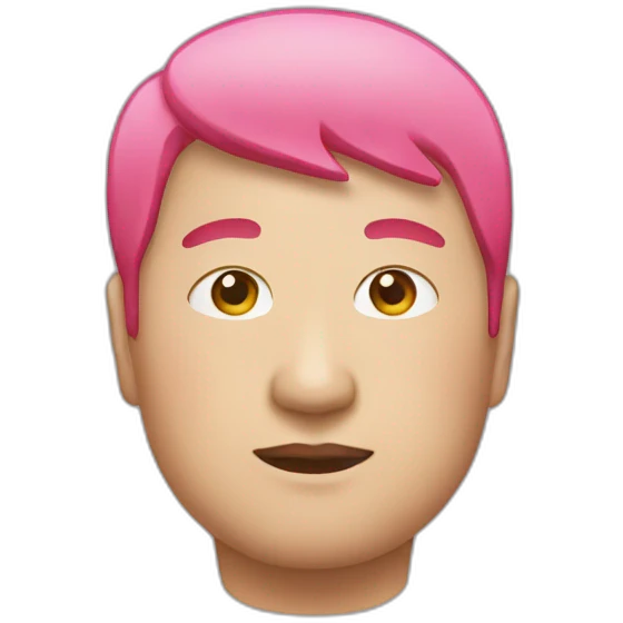 pinkhair-fat-japanese-man-pinkredspectacle emoji
