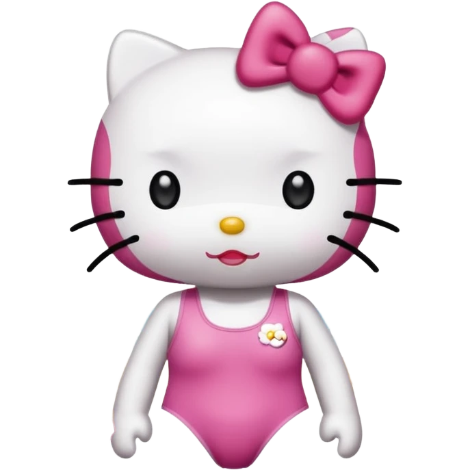 Hello kitty at the beach  emoji