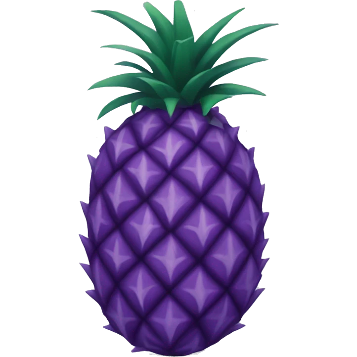 purple pineapple that is purple emoji