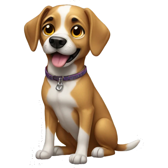 cool dog emoji