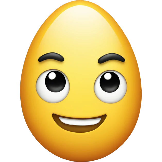 cool smirking egg emoji