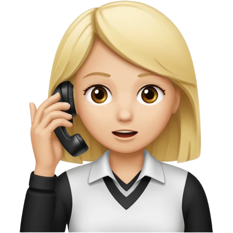 blonde sports referree calling time out emoji