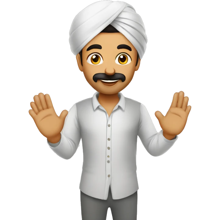 morning Punjabi bhagra emoji