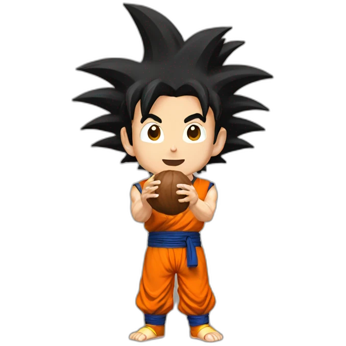 goku holding nuts emoji