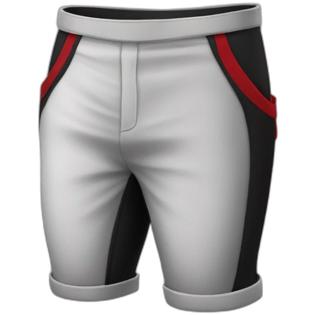 pantalon rouge et noir emoji