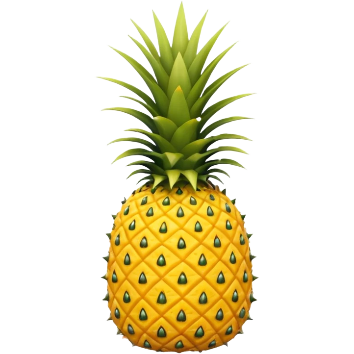 An upside down pineapple emoji