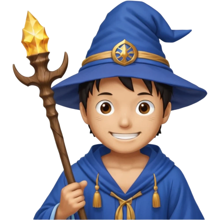 luffy one piece Wizard emoji