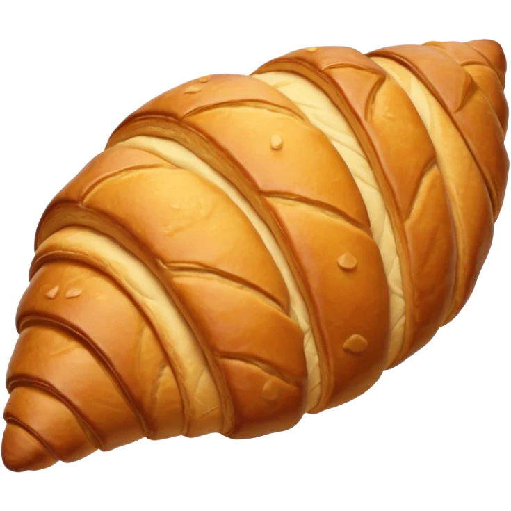 Beige Cozy Croissant autumn emoji